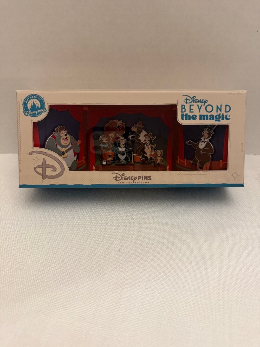 2026 D23 DISNEY MARKETPLACE BEYOND MAGIC COUNTRY BEAR JAMBOREE DIORAMA 3 PINS